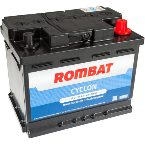 ACUMULATOR ROMBAT CYCLON 12V 55AH 450A