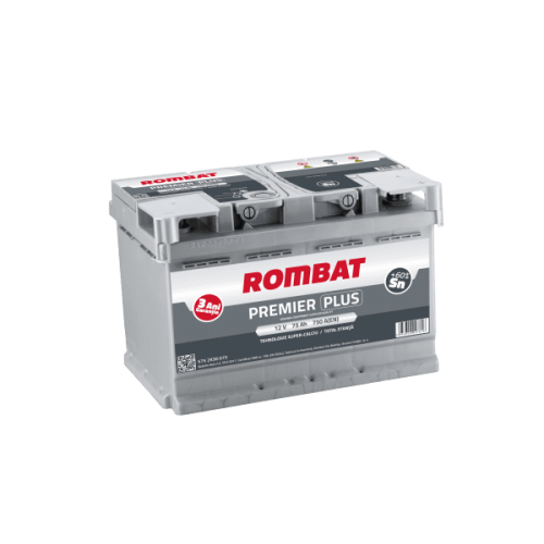 ACUMULATOR ROMBAT PREMIER PLUS 12V 75AH 750A