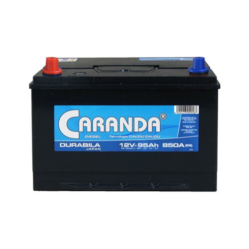 BATERIE AUTO CARANDA DURABILA JAPAN 12V 95AH 850A BORNA INVERSA