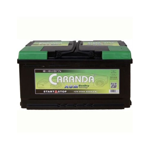 BATERIE AUTO CARANDA START STOP AGM 12V 95AH 900A