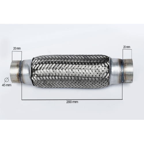 RACORD FLEXIBIL OUTER BRAID (A) 45X200 MM