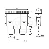 SIGURANTE FUZIBILE STANDARD 30A SET 5 BUC